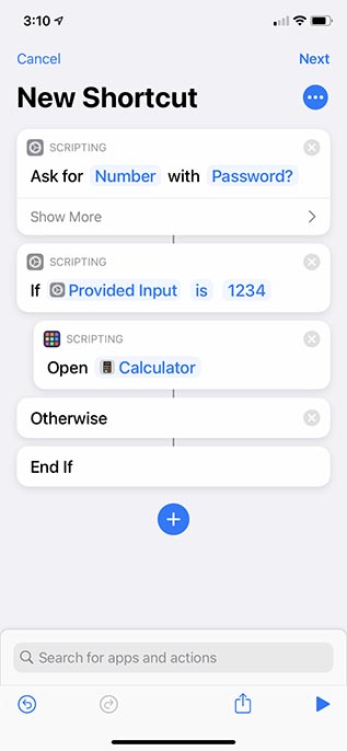 lock calculator app iphone