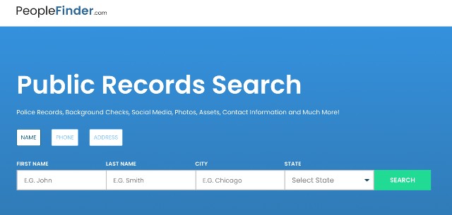 people finder public records search engine