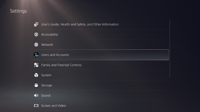 playstation account settings