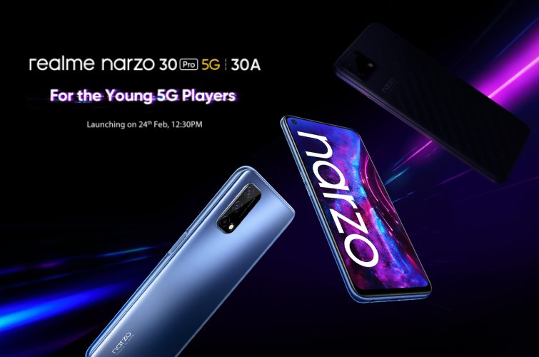 Realme Confirms Narzo 30 Pro, Narzo 30A India Launch for 24th February ...