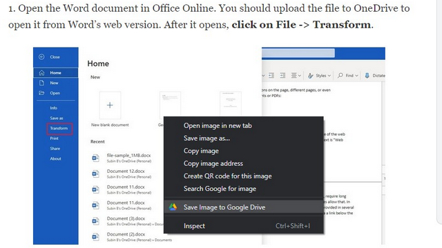 save image to google drive