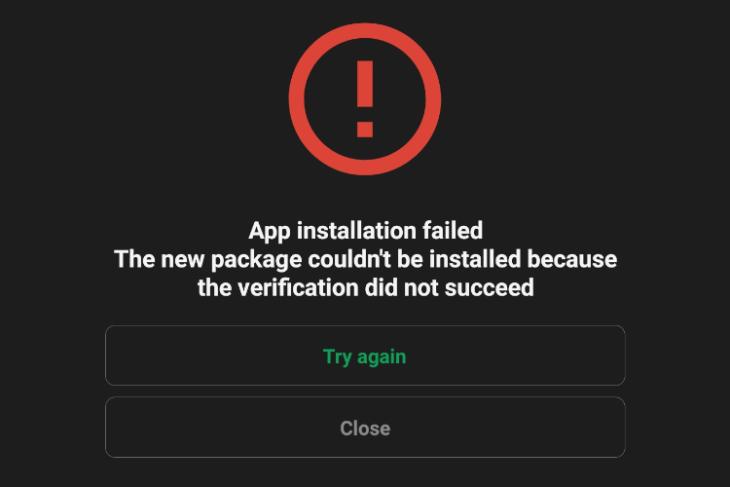 How to Fix Verification Failure Error on Android 11