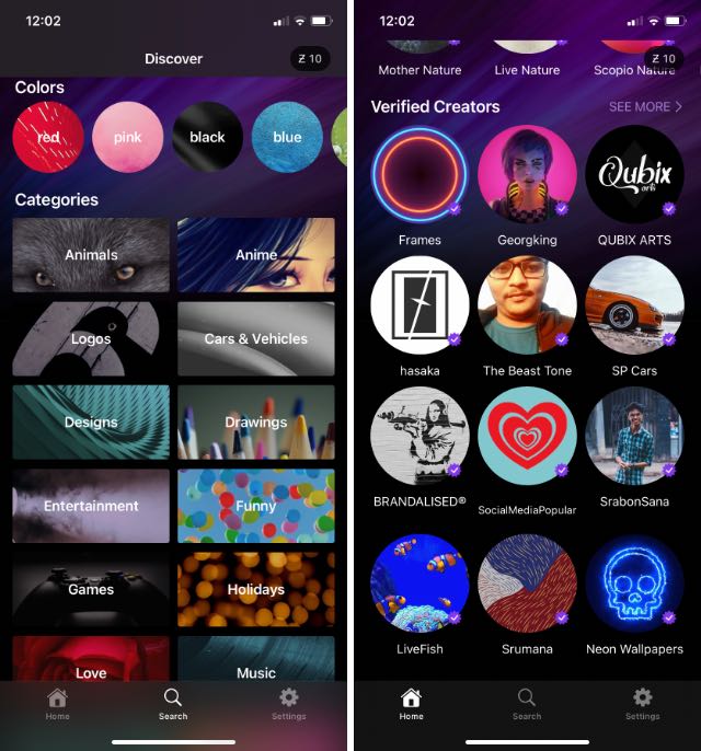 خلفيات zedge للآيفون