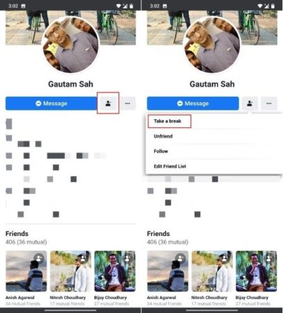 take a break facebook relationship app
