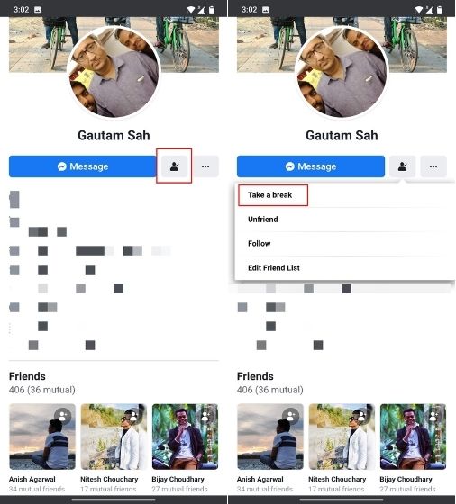 How to Take a Break From Someone on Facebook | Beebom