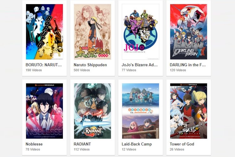 5 Best  channels for watching anime online for free