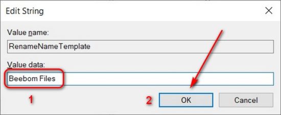 So ändern Sie den standardmäßigen neuen Ordnernamen in Windows 10 ...