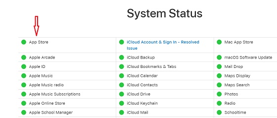 Check System Status