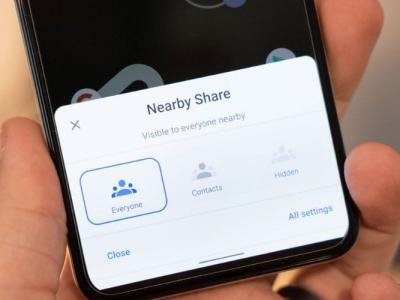 Google Nearby Share new features