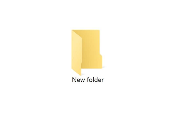 how to change default folder name in windows 10