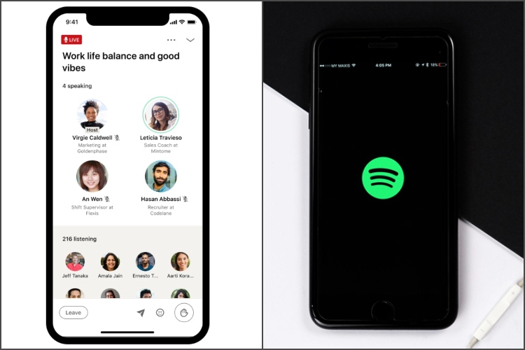 LinkedIn and Spotify working on clubhouse like feature
