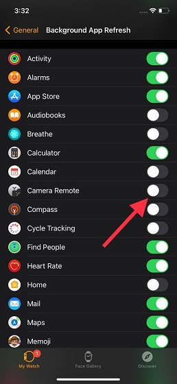 How to Manage Background Refresh for Apps on Apple Watch - 50