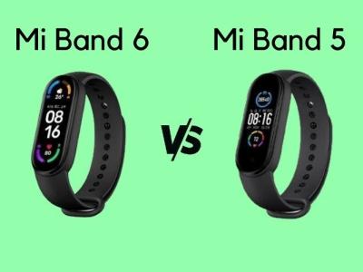 Mi Band 6 vs Mi Band 5 - detailed specs comparison