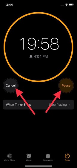 Pause Apple Music sleep timer