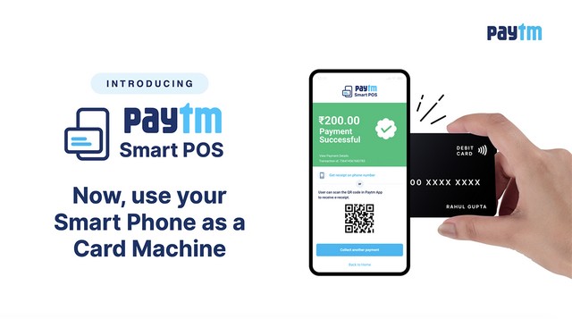 Paytm smart pos feature for NFC Android phones