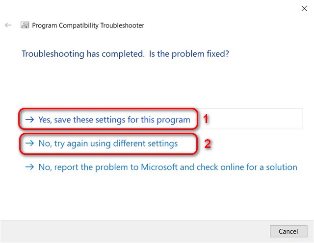 Windows 10 compatibility troubleshooter