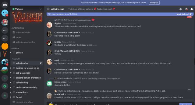 Active discord servers