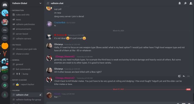 Лучшие серверы Discord для Valheim (2021)