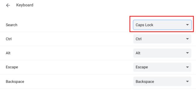How to Enable Caps Lock Key on a Chromebook - 2