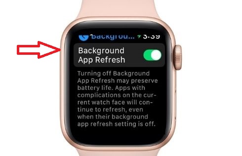 Возьмите под свой контроль обновление фонового приложения на Apple Watch