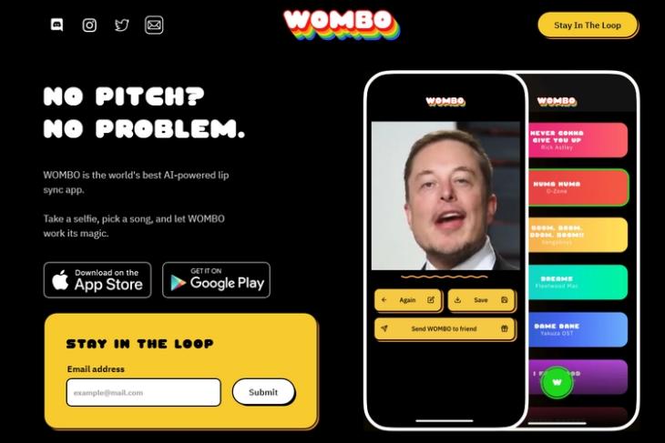 Wombo.ai Lets You Create Singing Faces of You and Others