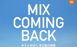 Xiaomi to Launch New Mi Mix Phone on March 29