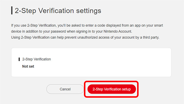 How to Set up Two-Factor Authentication for Your Nintendo Account