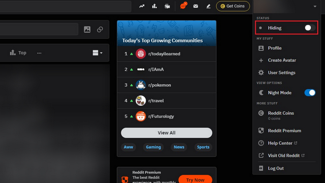 How to Hide Online Status on Reddit  Get Rid of the Green Dot  - 29