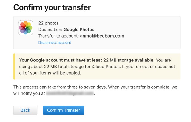 How to Directly Transfer iCloud Photos to Google Photos