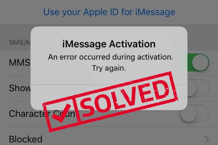 imessage waiting for activation - imessage not working fix