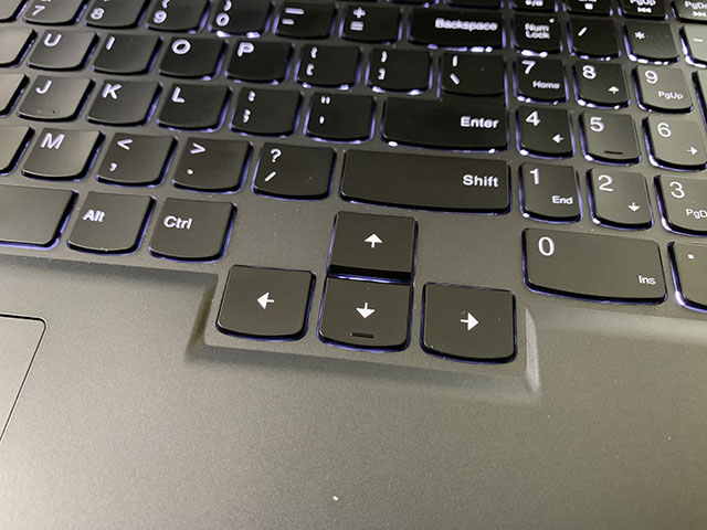 lenovo legion keyboard arrow keys