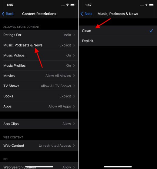 ADULT CONTENT RESTRICTIONS ON IPHONE intelligence overview