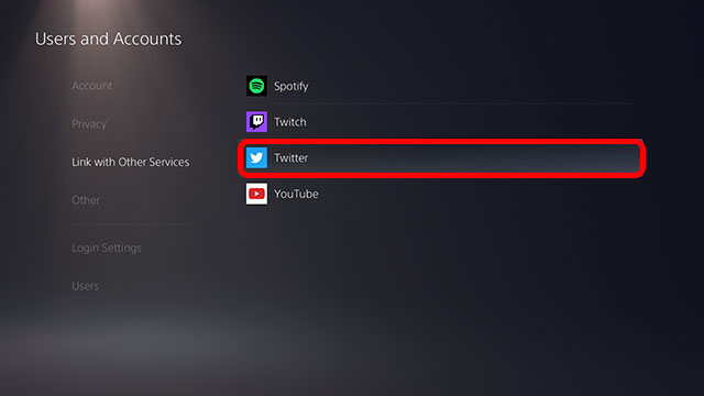 link twitter account ps5