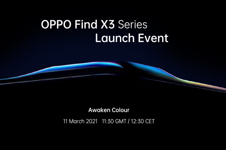 Oppo Will Unveil the Find X3 Series on March 11
