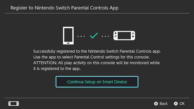 установить ограничения по времени на Nintendo Switch
