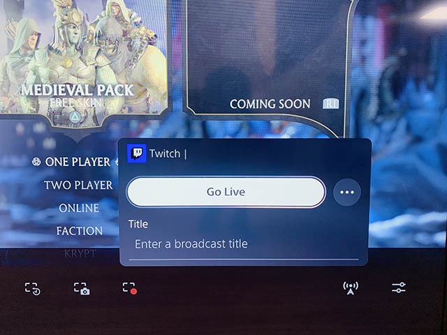 live twitch ps5