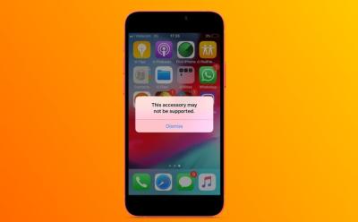 tips to fix accessory may not be supported error on iPhone and iPad