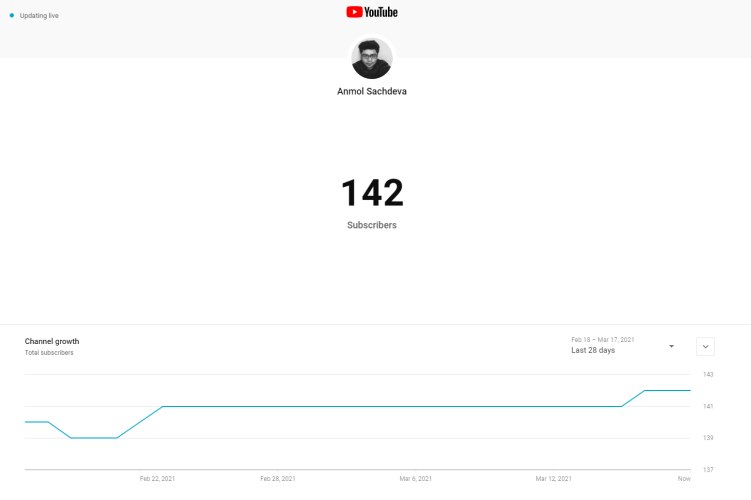 How To Look At Your  Subscriber Count (LIVE!!) 