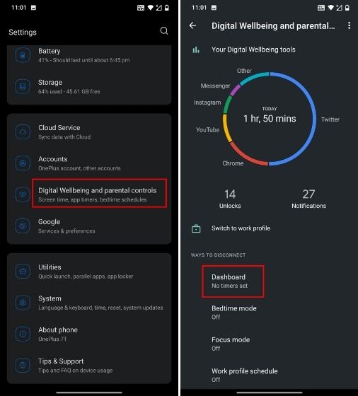 Digital Wellbeing on Android