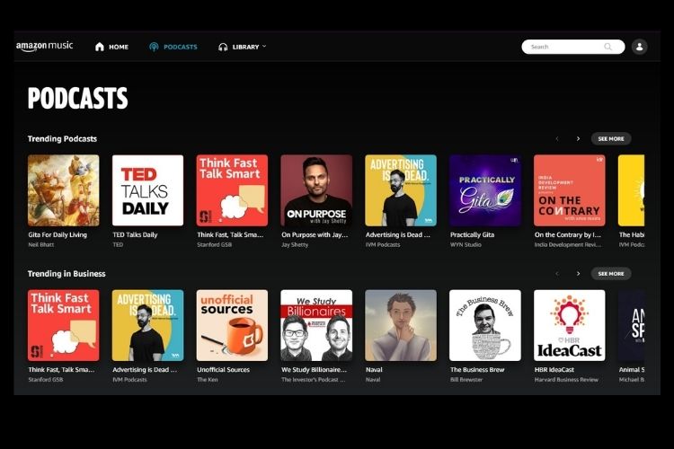 Amazon Podcast launches in India