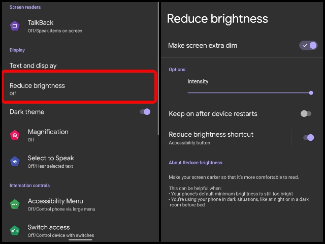 New  Extra Dim  Feature in Android 12 Lets You Really Turn Down that Screen Brightness - 34