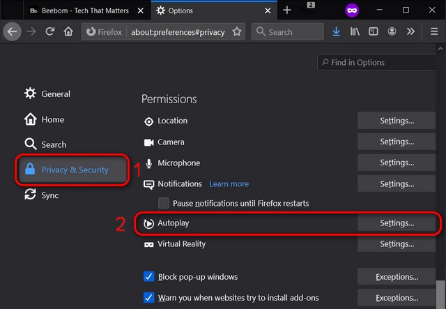 How to Disable Autoplay Videos on Chrome  Firefox and Edge - 83