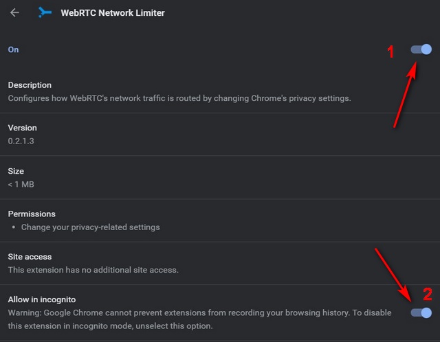 webrtc turn config