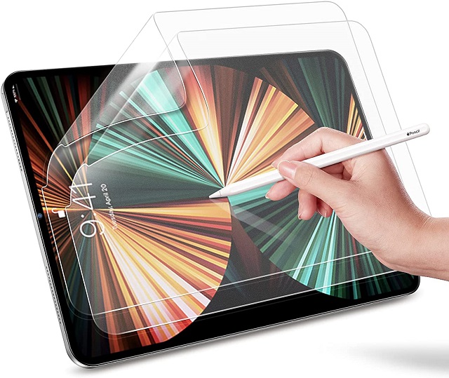 Hongville iPad Pro 12.9 Inch Screen Protector 1 Pack 9H Premium Tempered Glass 