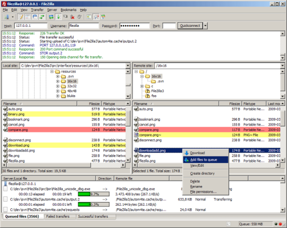 filezilla mac multiple connections