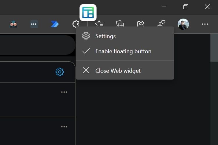 Microsoft Edge testet ein schwebendes Desktop-Such-Widget