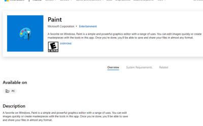 Microsoft Moves MS Paint and Snipping Tool to Microsoft Store