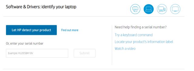 HP Laptop-Treiber für Windows 10