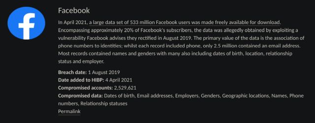 Check If Your Facebook Account was Breached in April 2021 Leak
