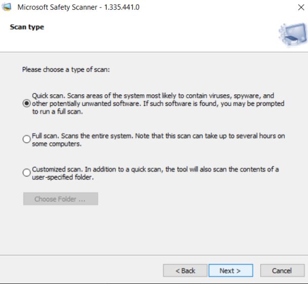 Microsoft Safety Scanner 1.397.920.0 free instals